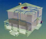 Mini-Duct Air Distribution System Diagram